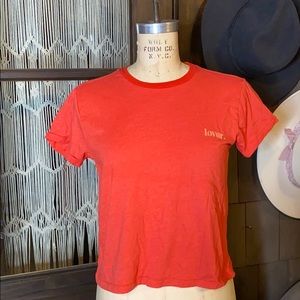 Retro Rolled sleeve lover tee